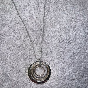 Adjustable length Silver and Gold Fashion necklace